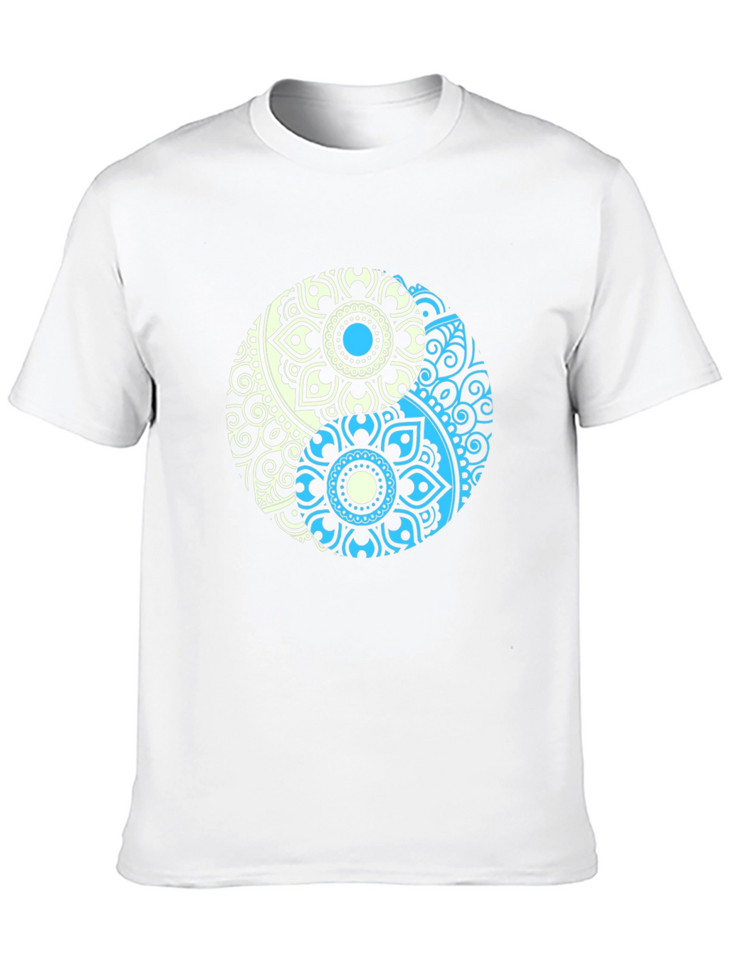 Yin Yang Mandala Graphic T-Shirt - Relaxed Fit