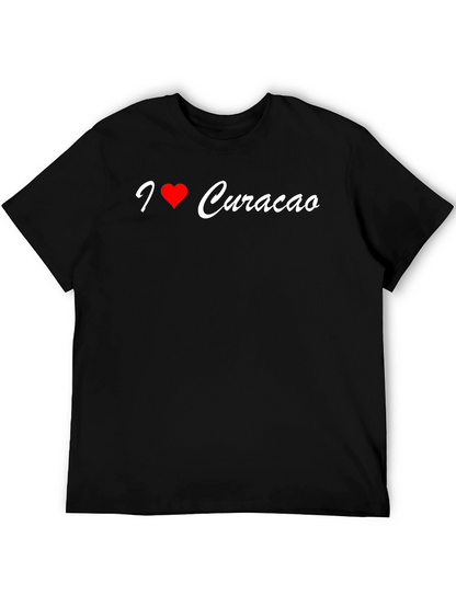 I Love Curacao Graphic T-Shirt - Island Souvenir Tee