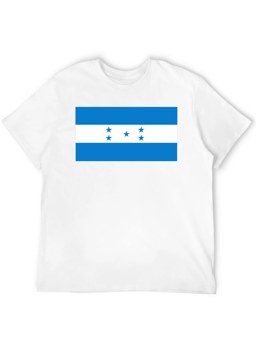 Honduras Flag Graphic Tee - Black T-Shirt