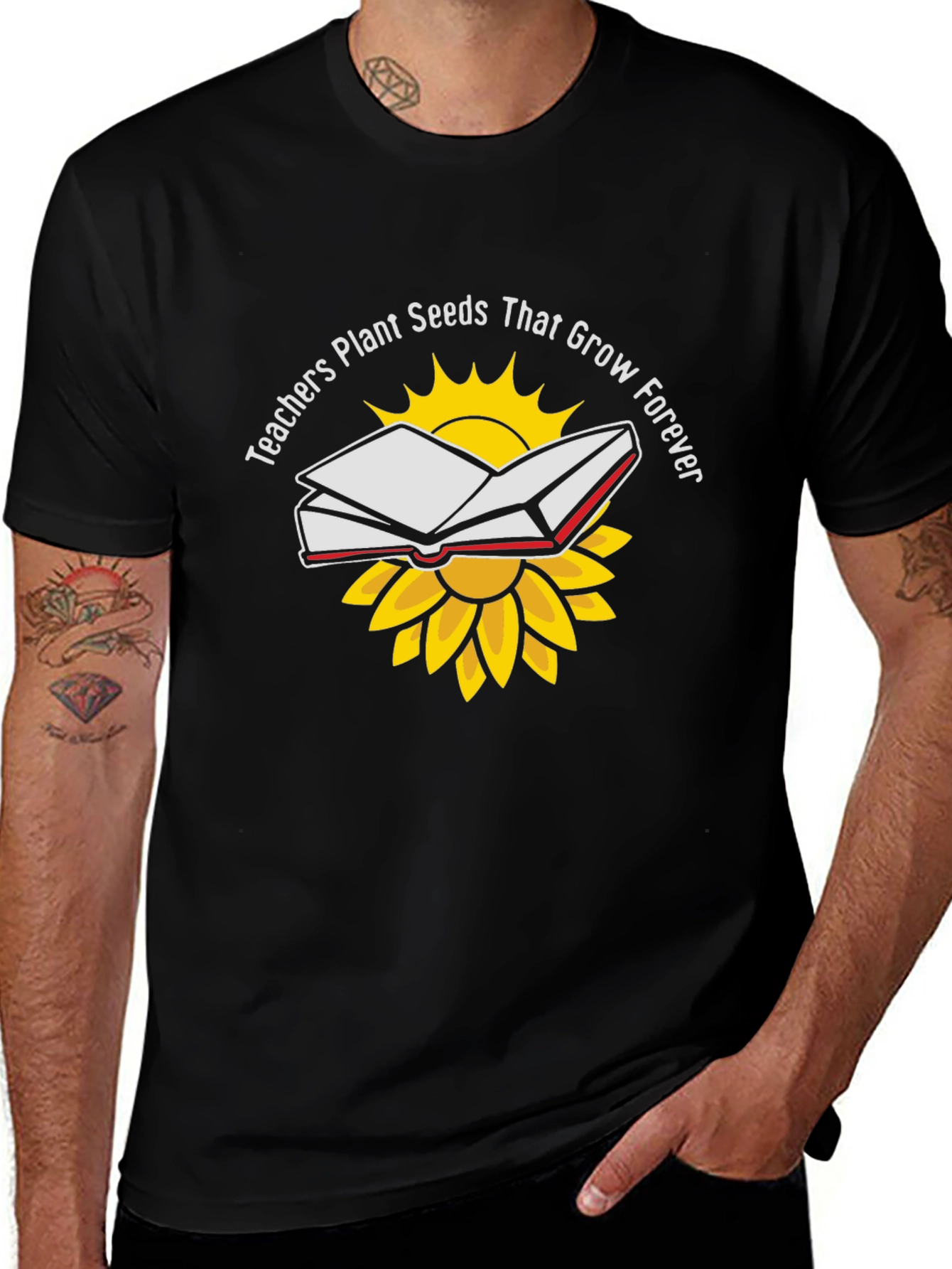 Teachers Plant Seeds Graphic T-Shirt