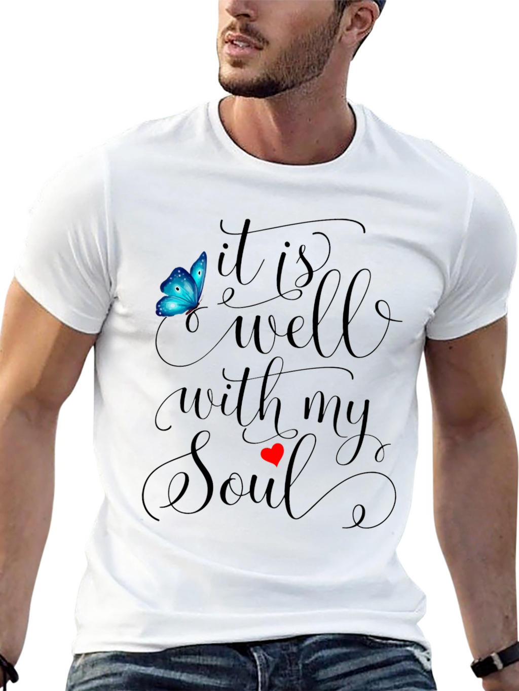 It is Well With My Soul Black T-Shirt