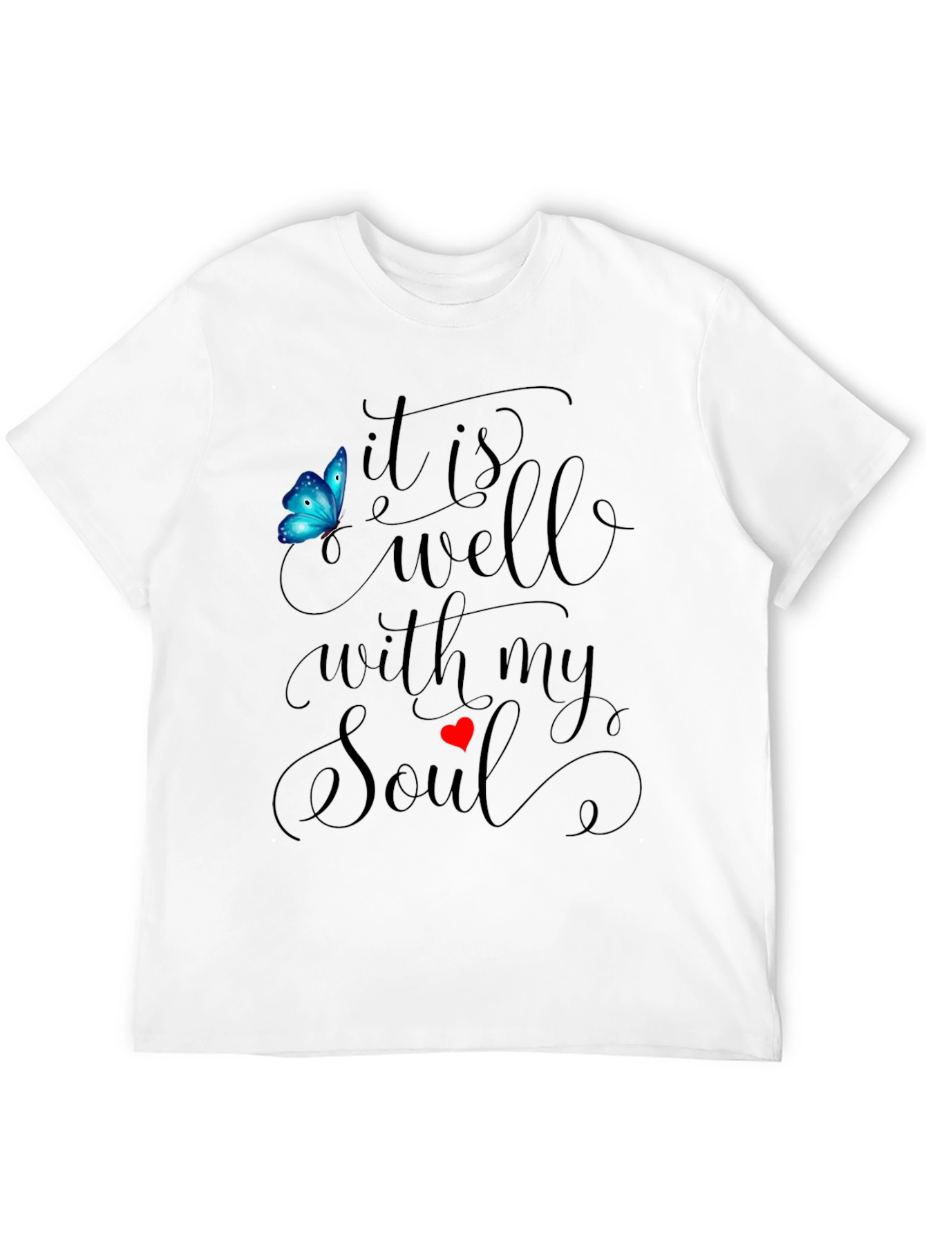 It is Well With My Soul Black T-Shirt
