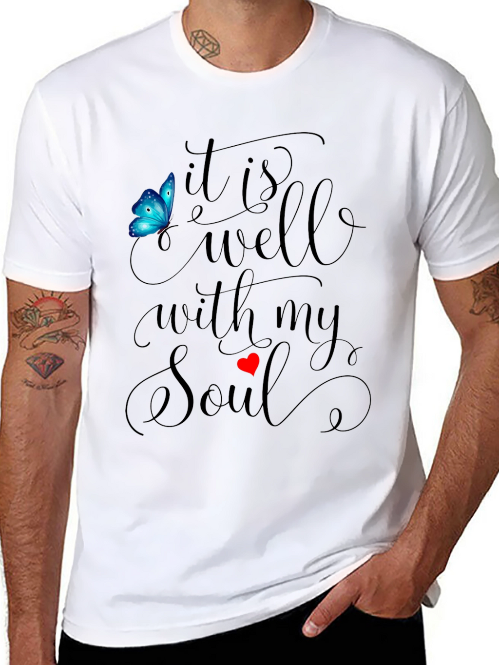 It is Well With My Soul Black T-Shirt
