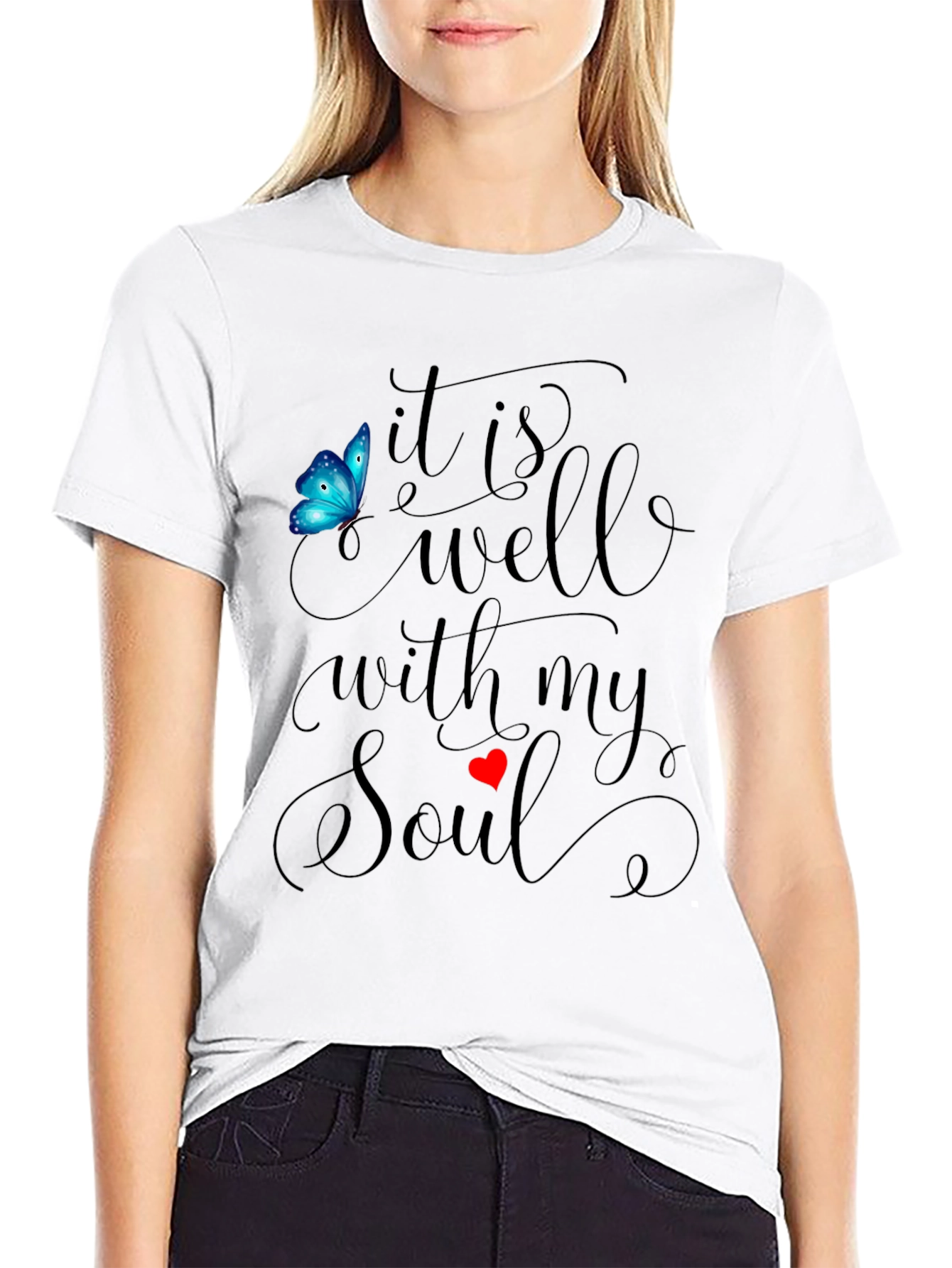 It is Well With My Soul Black T-Shirt