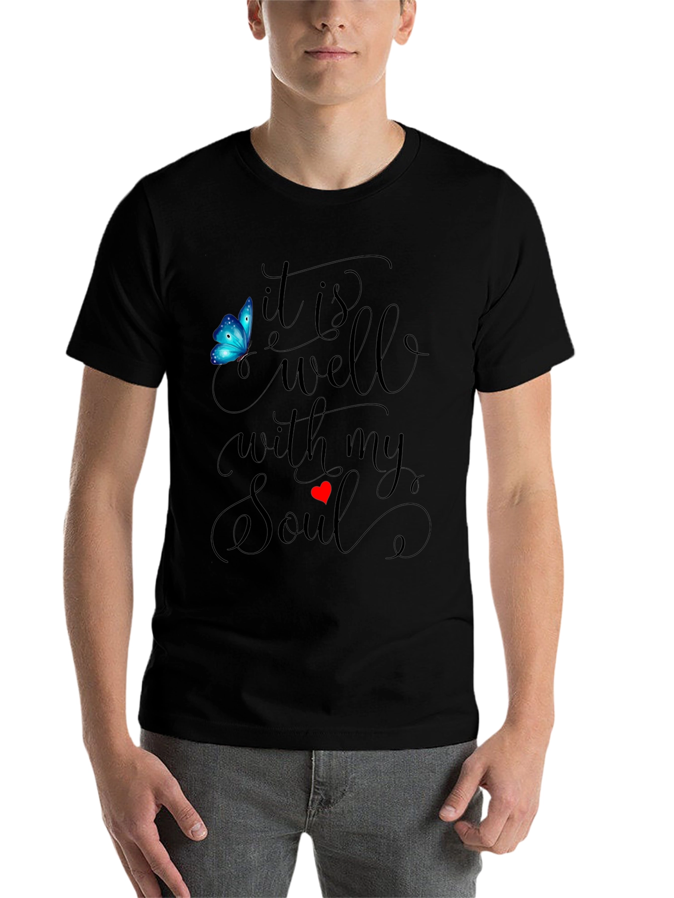 It is Well With My Soul Black T-Shirt