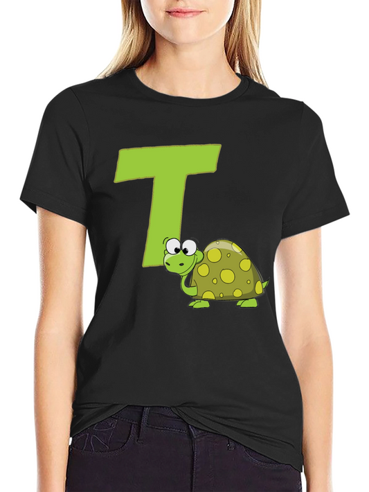 Turtle-rific T-Shirt: Letter T Design