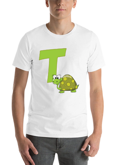 Turtle-rific T-Shirt: Letter T Design