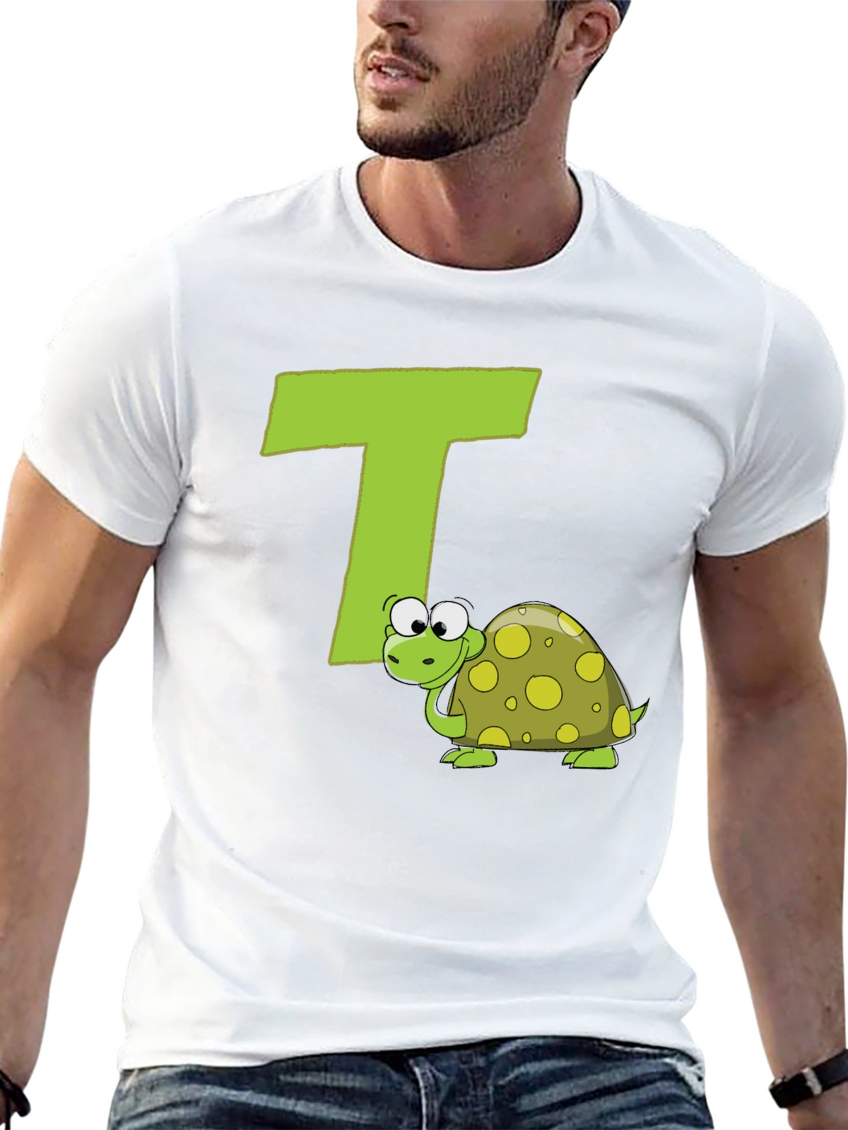 Turtle-rific T-Shirt: Letter T Design