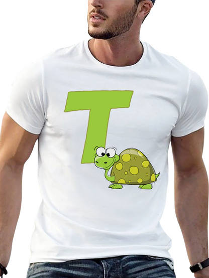 Turtle-rific T-Shirt: Letter T Design