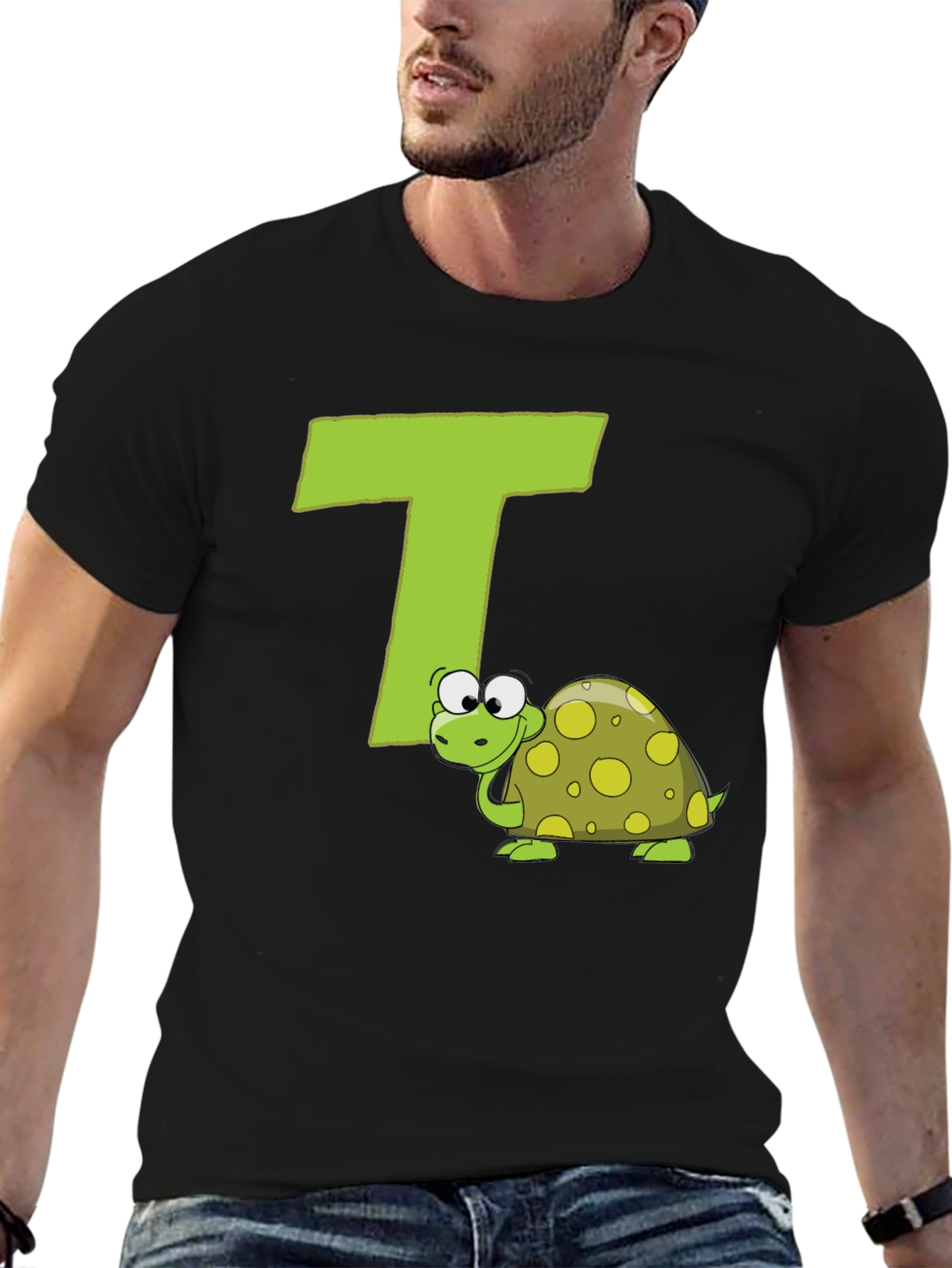 Turtle-rific T-Shirt: Letter T Design
