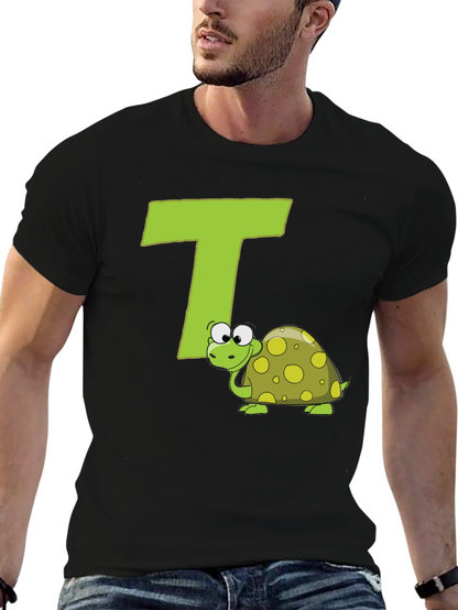 Turtle-rific T-Shirt: Letter T Design