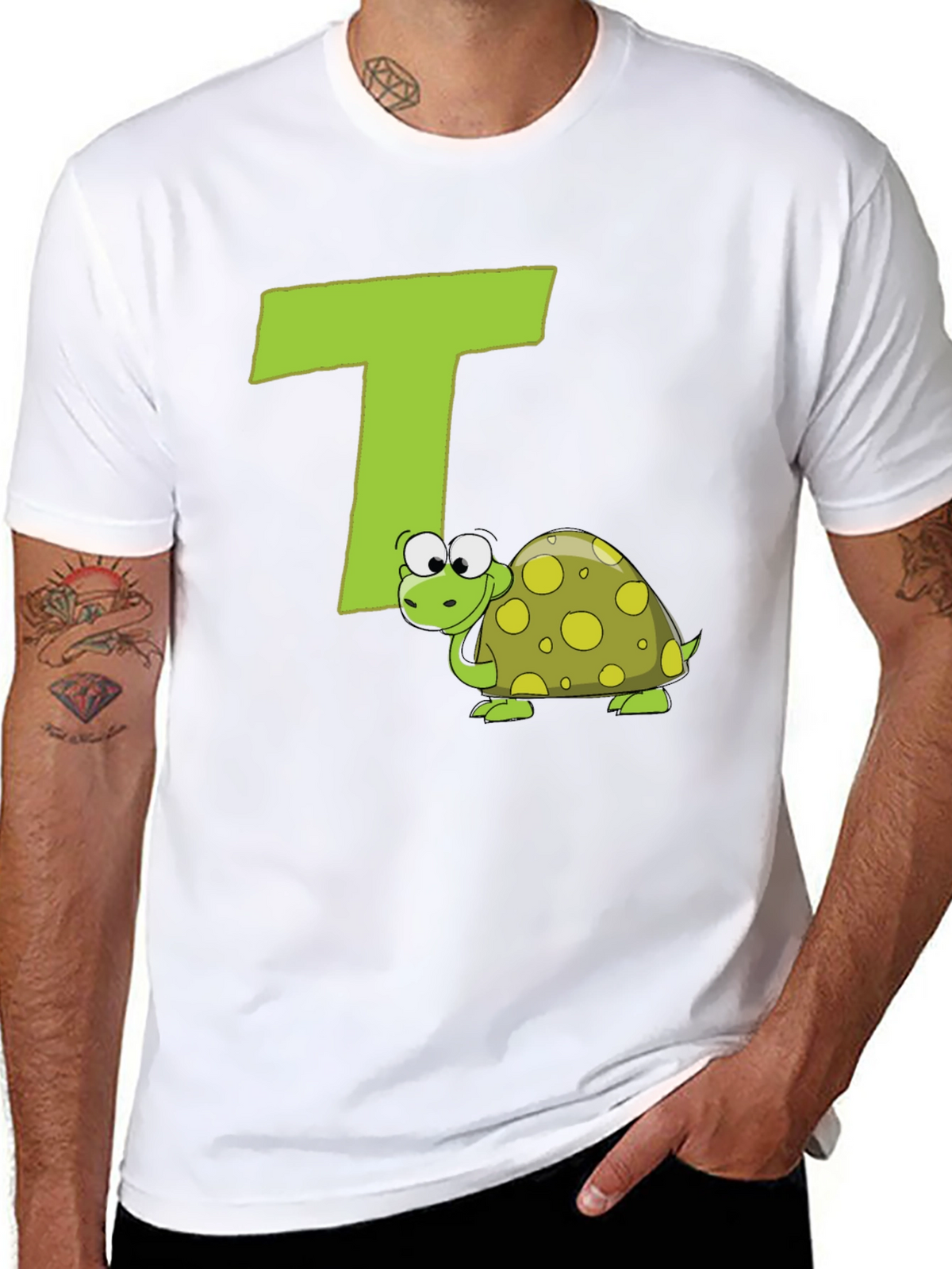 Turtle-rific T-Shirt: Letter T Design