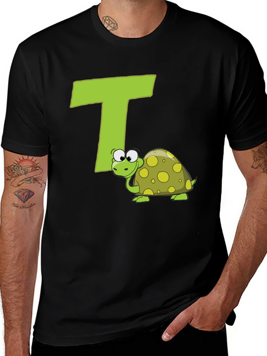 Turtle-rific T-Shirt: Letter T Design
