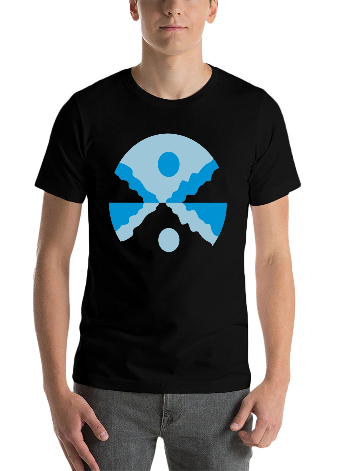 Geometric Landscape T-Shirt