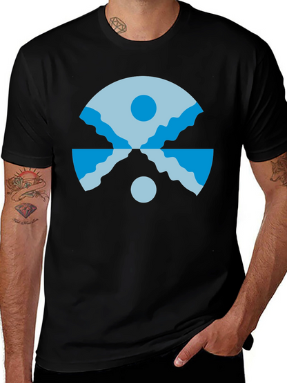 Geometric Landscape T-Shirt
