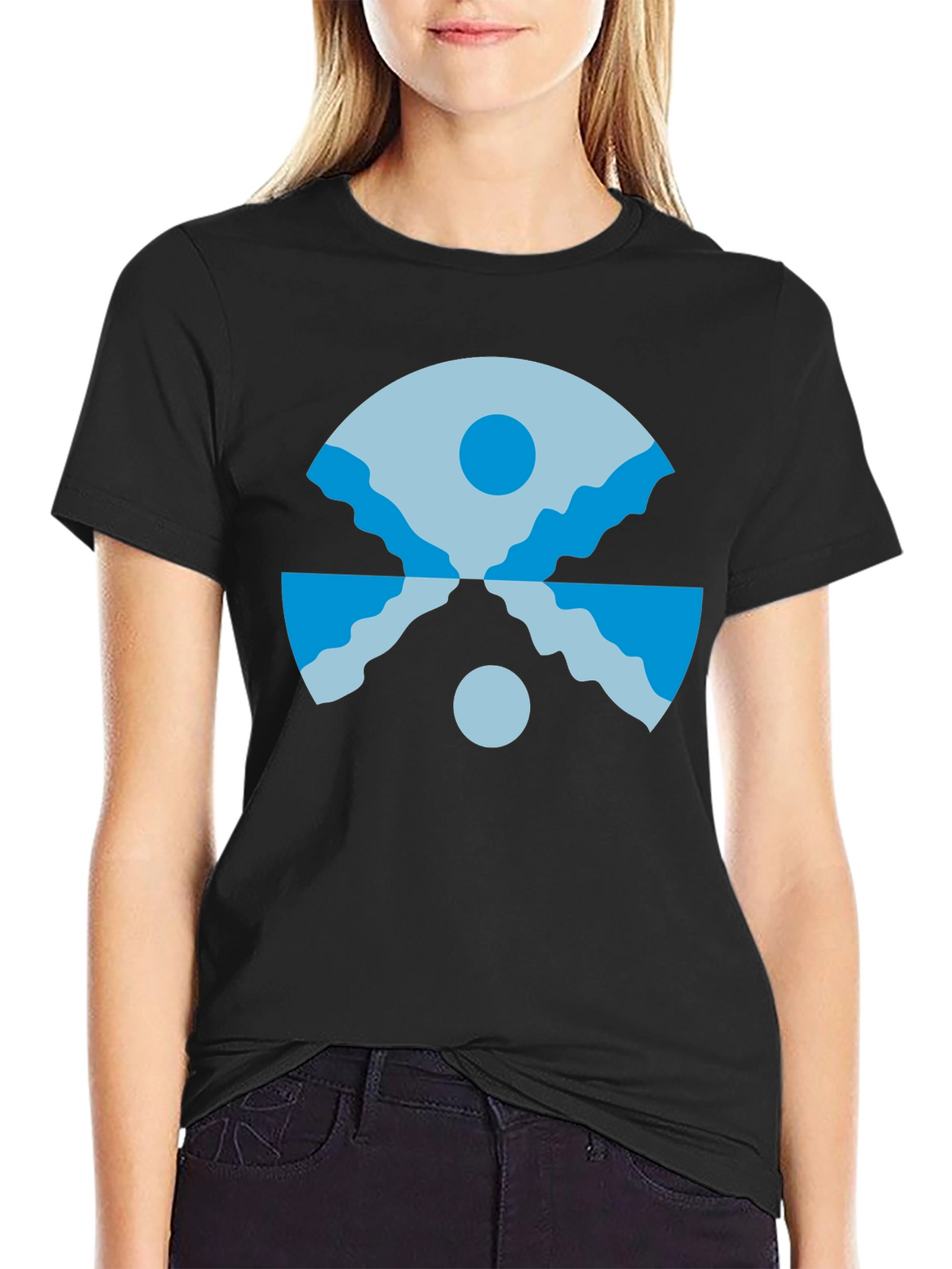 Geometric Landscape T-Shirt