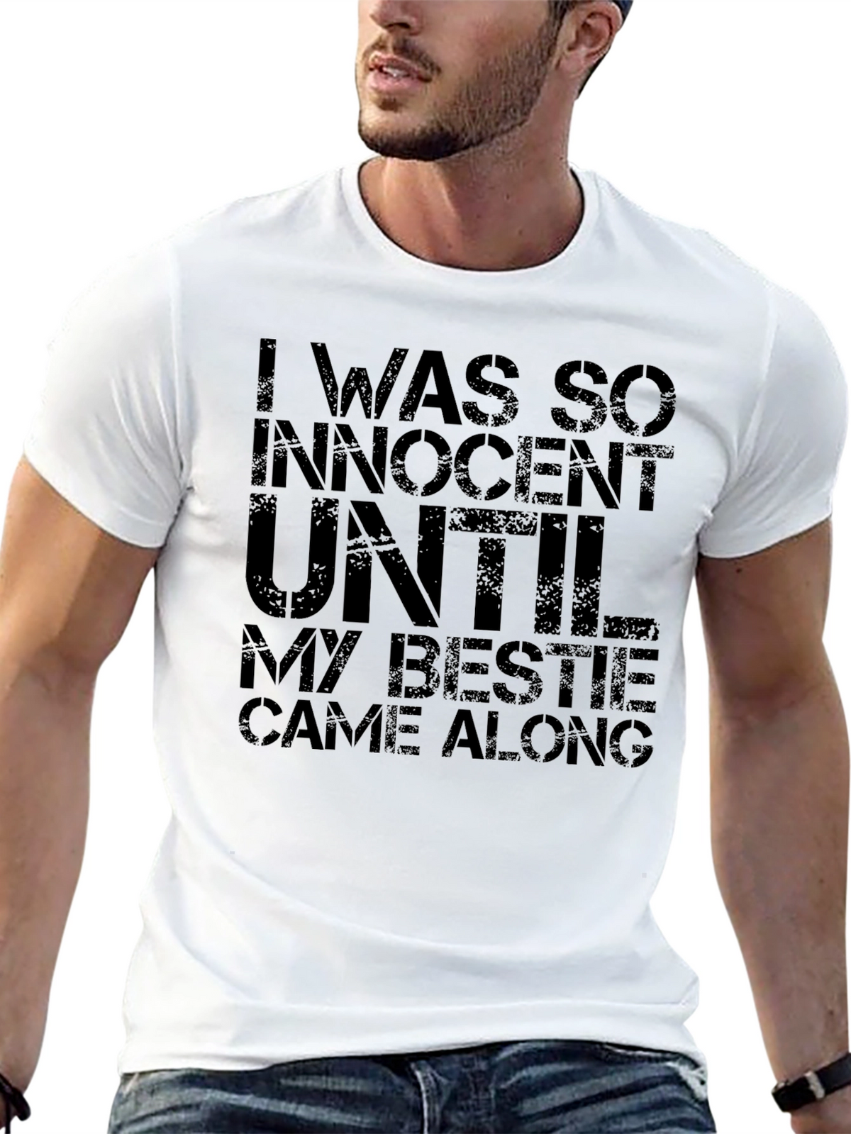 Innocent Bestie Black Tee