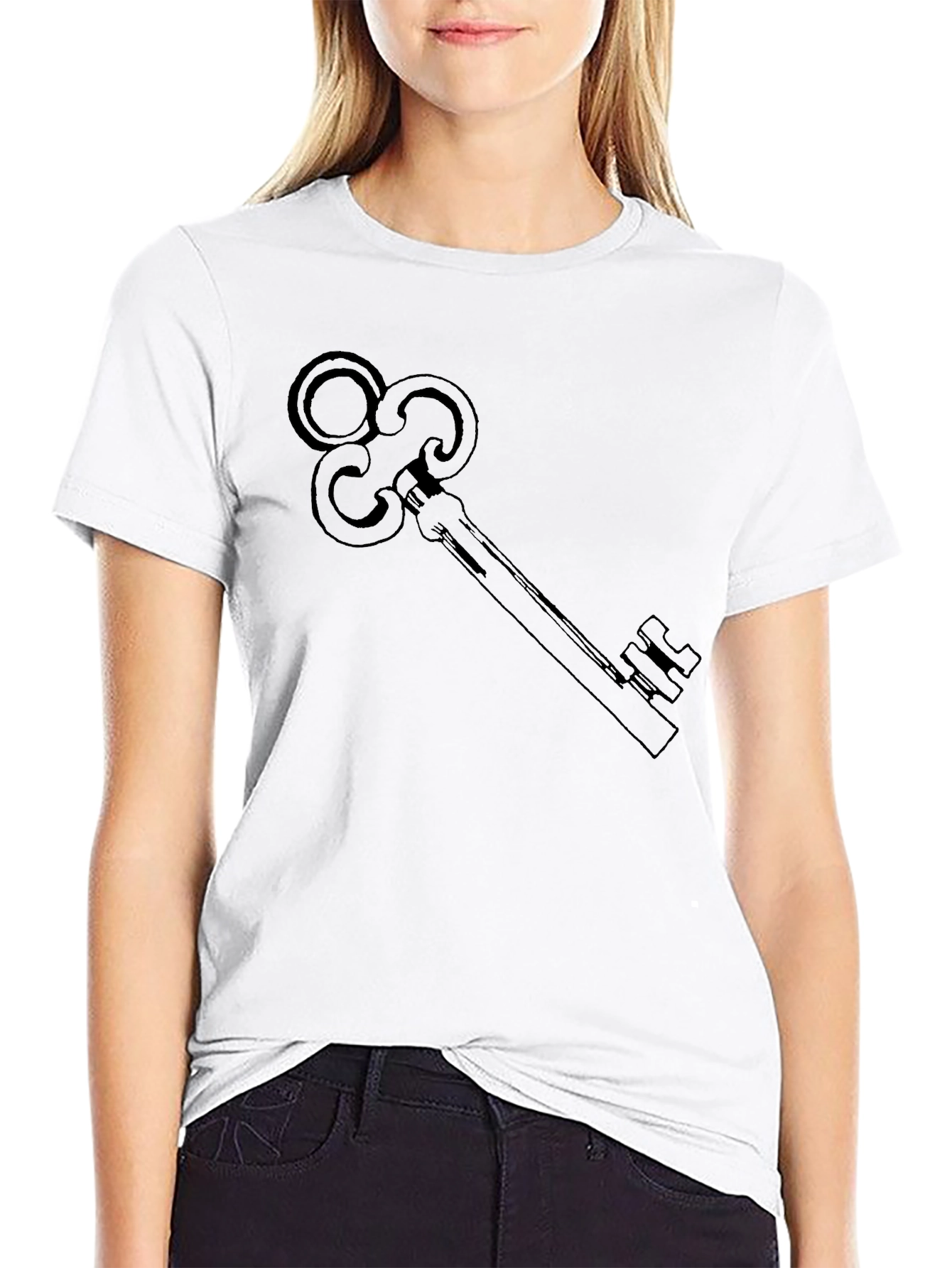 Key Graphic Black T-Shirt