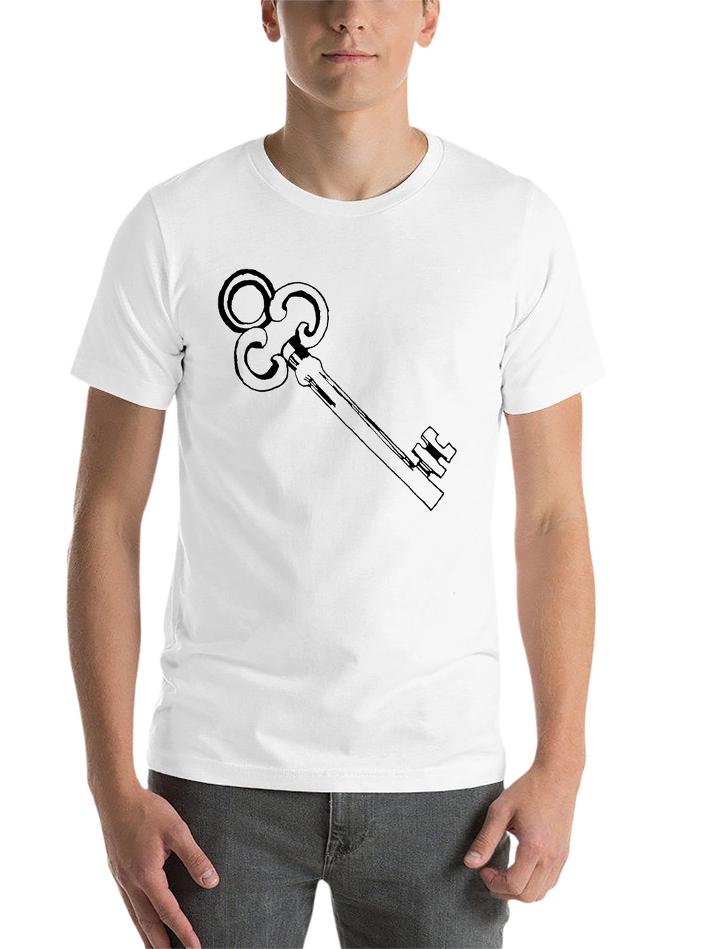 Key Graphic Black T-Shirt