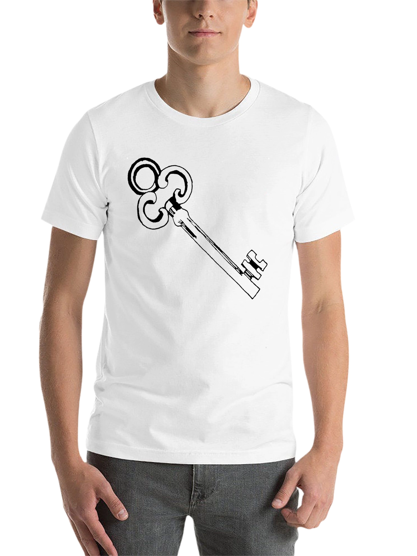 Key Graphic Black T-Shirt