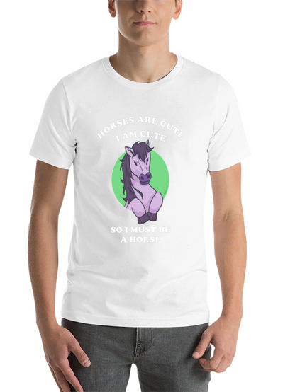 Cute Horse T-Shirt - Funny Animal Lover Tee