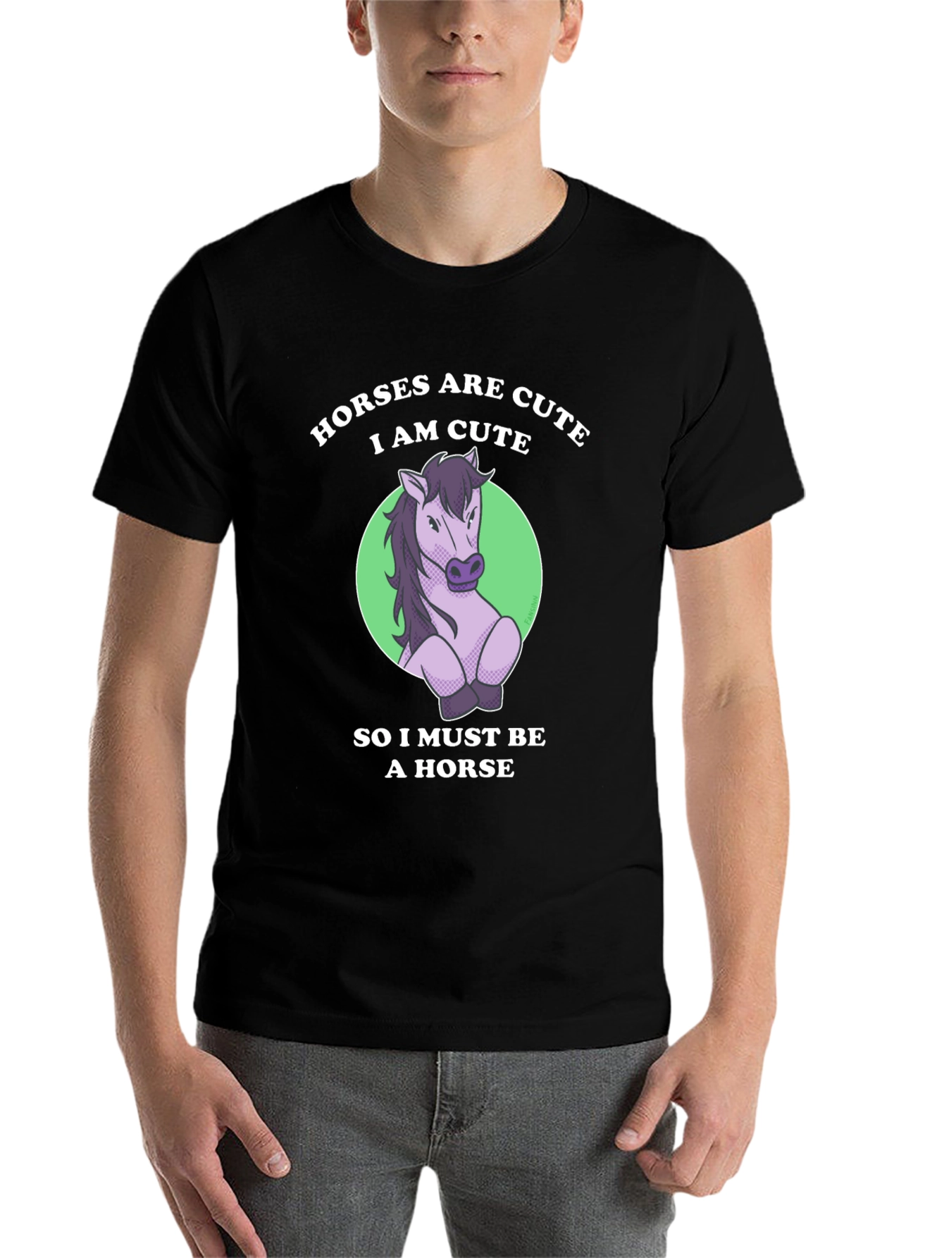Cute Horse T-Shirt - Funny Animal Lover Tee