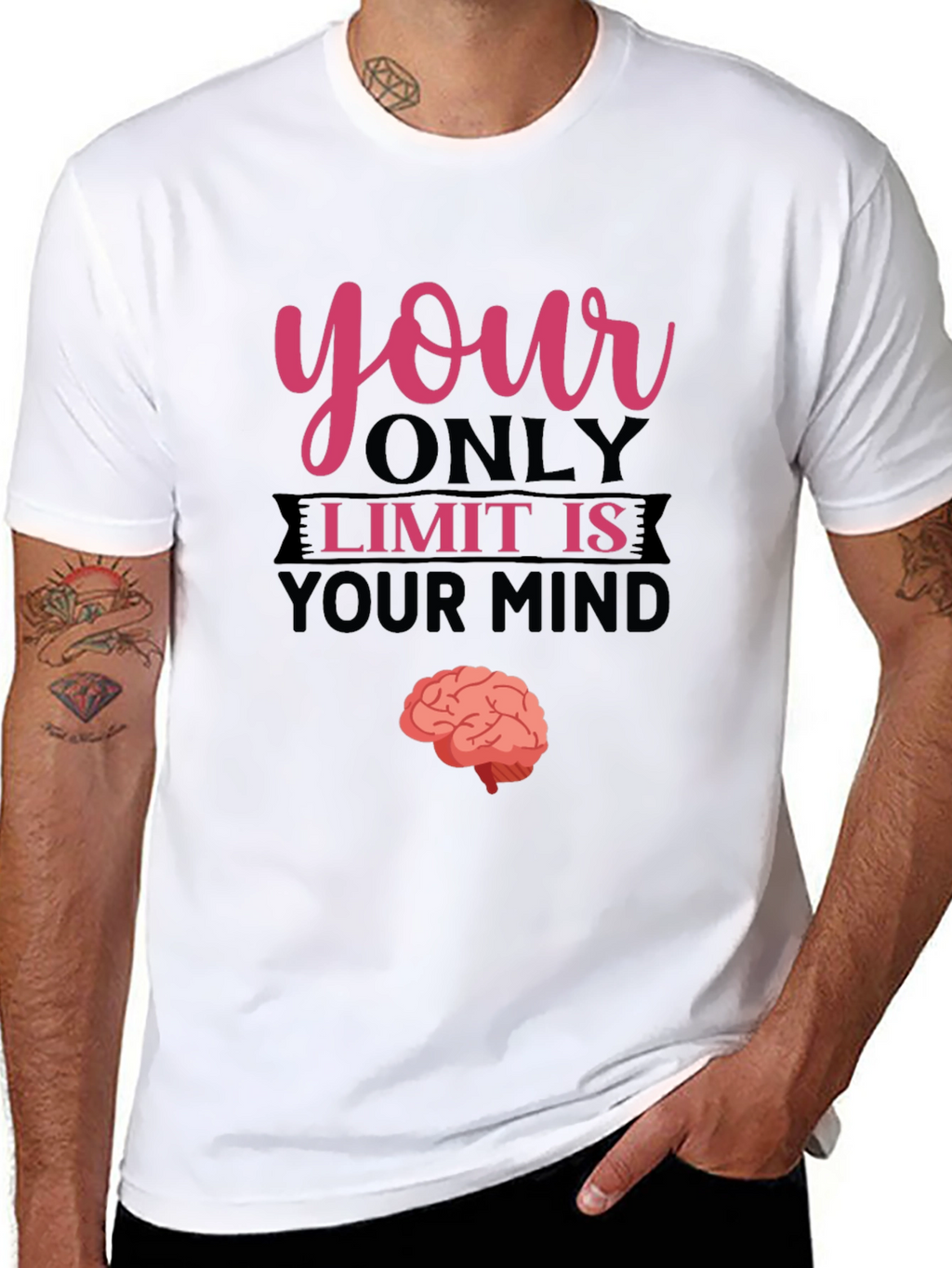 Your Only Limit Is Your Mind Brain Tee
