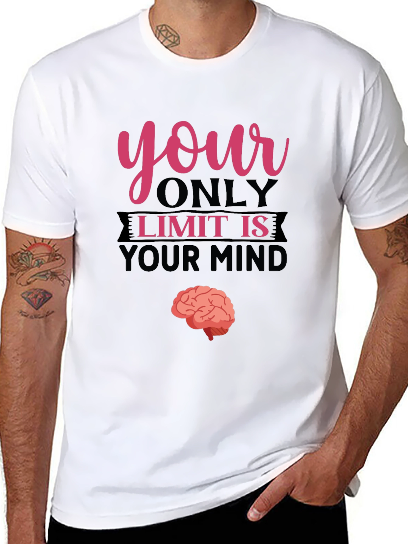 Your Only Limit Is Your Mind Brain Tee