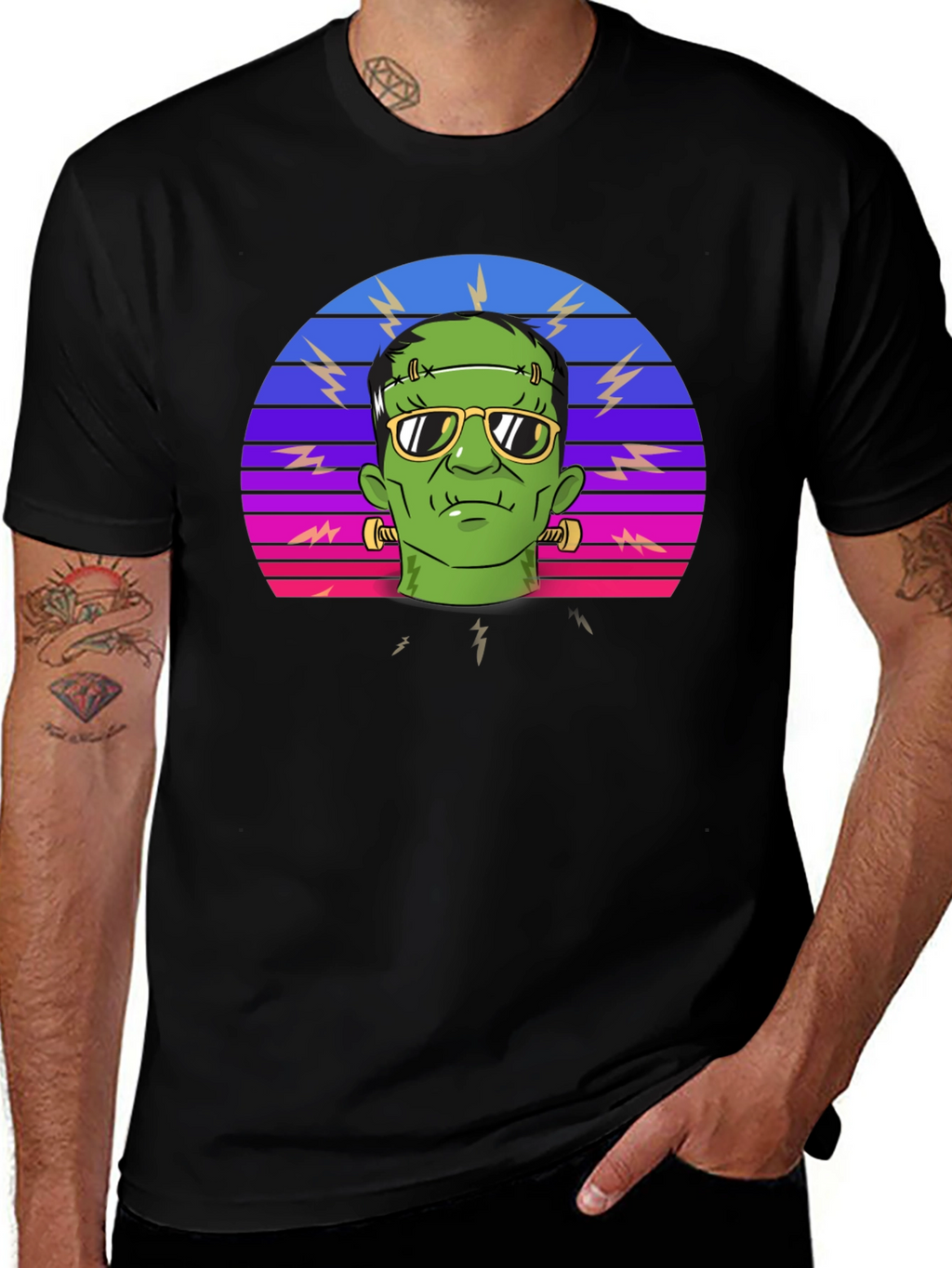 Frankenstein Retro Graphic T-Shirt