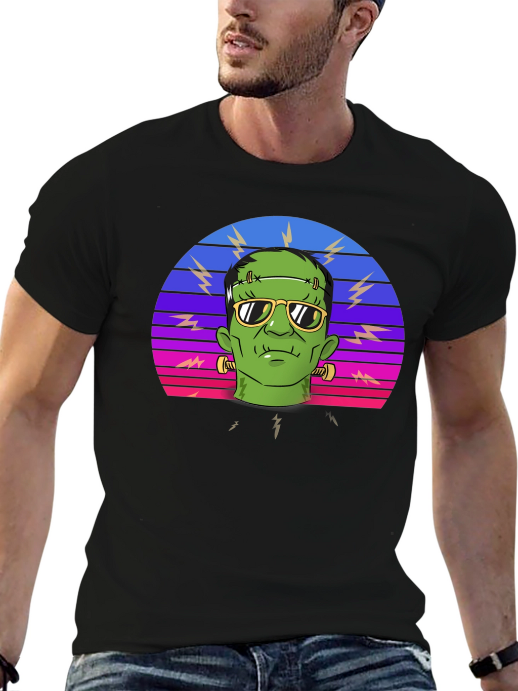 Frankenstein Retro Graphic T-Shirt