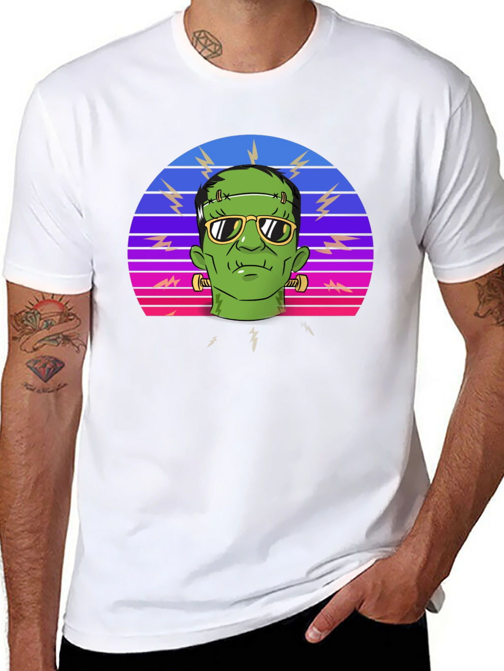 Frankenstein Retro Graphic T-Shirt