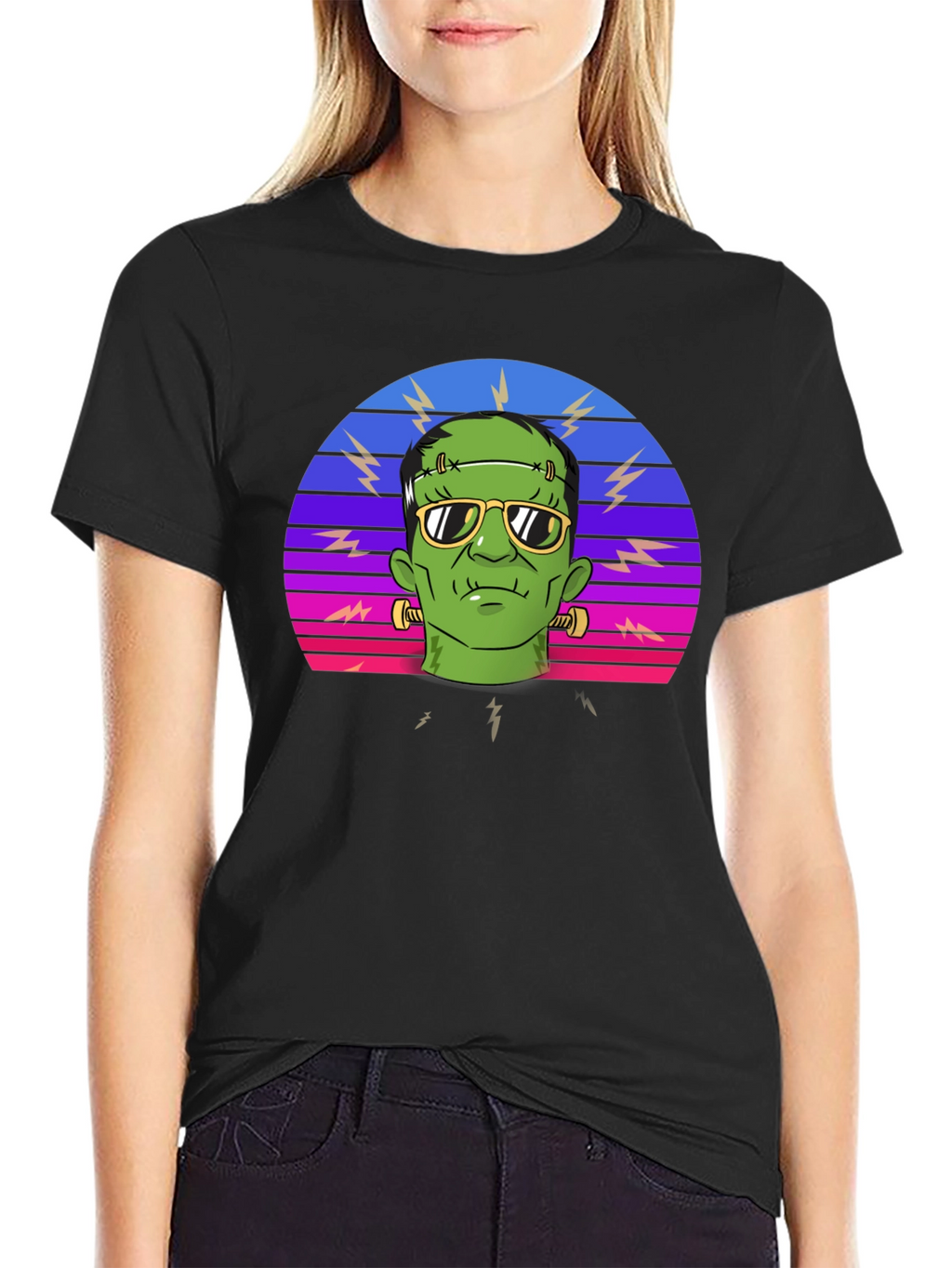 Frankenstein Retro Graphic T-Shirt