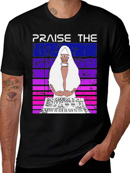 Praise The Synth Black T-Shirt