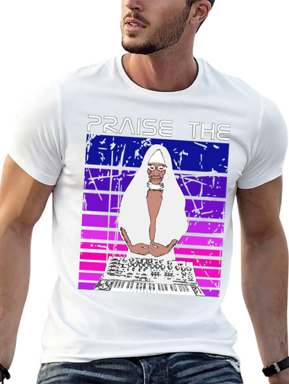 Praise The Synth Black T-Shirt