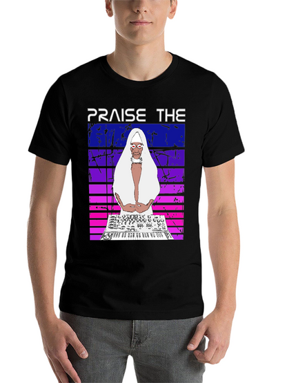 Praise The Synth Black T-Shirt