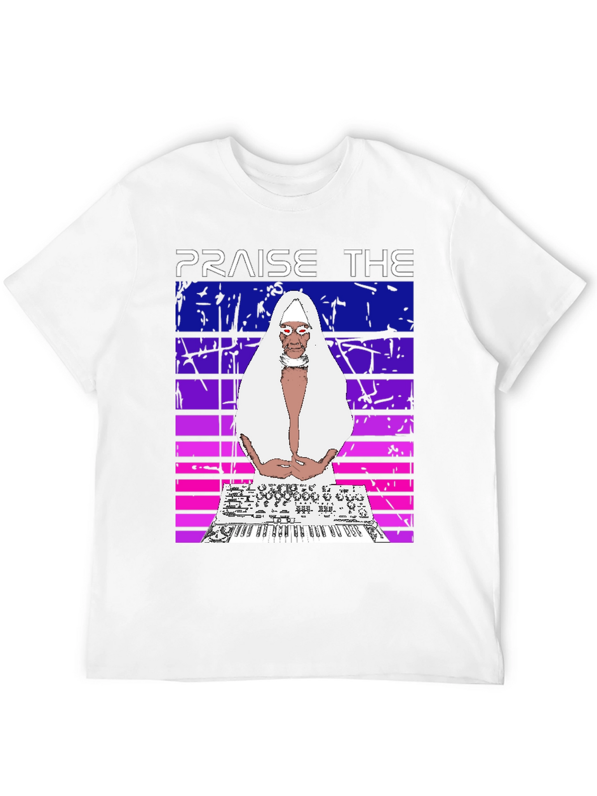 Praise The Synth Black T-Shirt