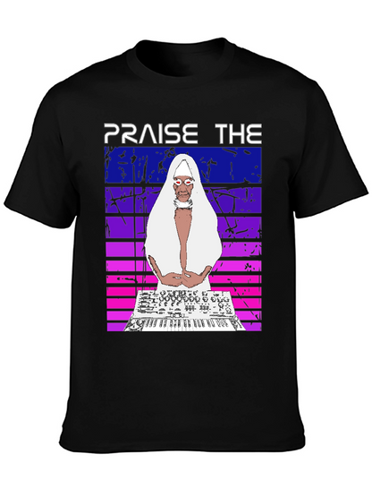 Praise The Synth Black T-Shirt