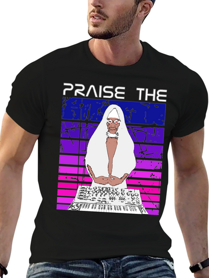 Praise The Synth Black T-Shirt