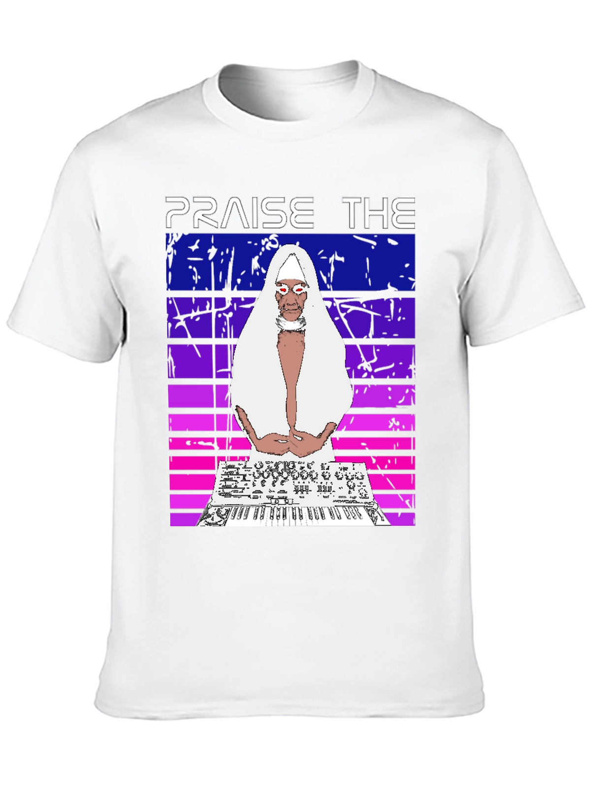 Praise The Synth Black T-Shirt