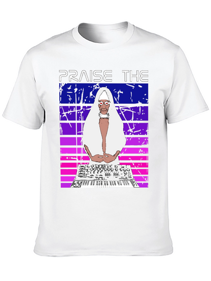 Praise The Synth Black T-Shirt