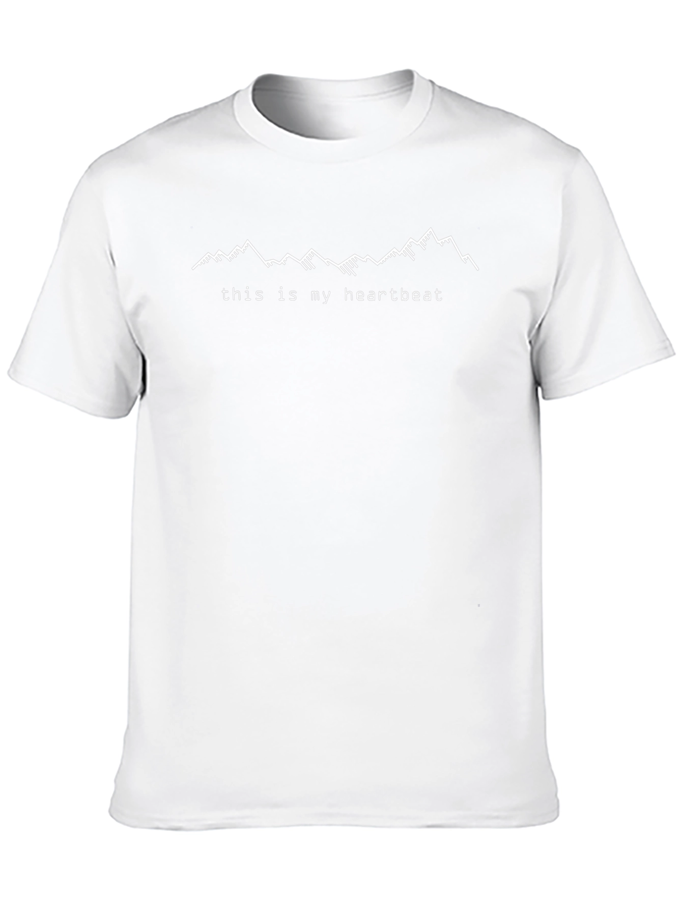 Mountain Heartbeat Black Graphic Tee