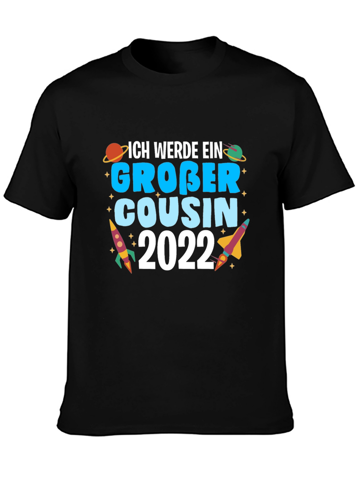 Ich Werde Ein Gro?er Cousin 2022 Black T-Shirt