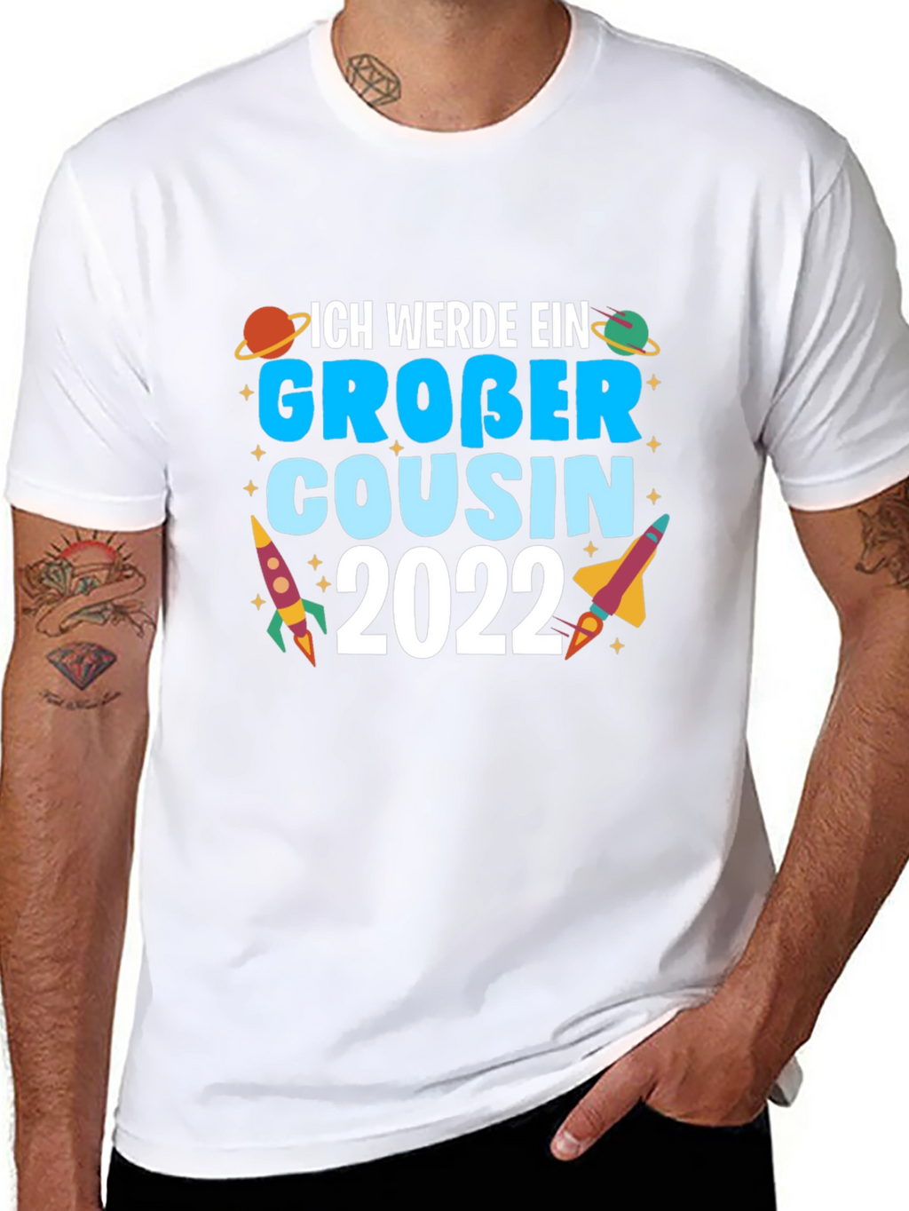 Ich Werde Ein Gro?er Cousin 2022 Black T-Shirt