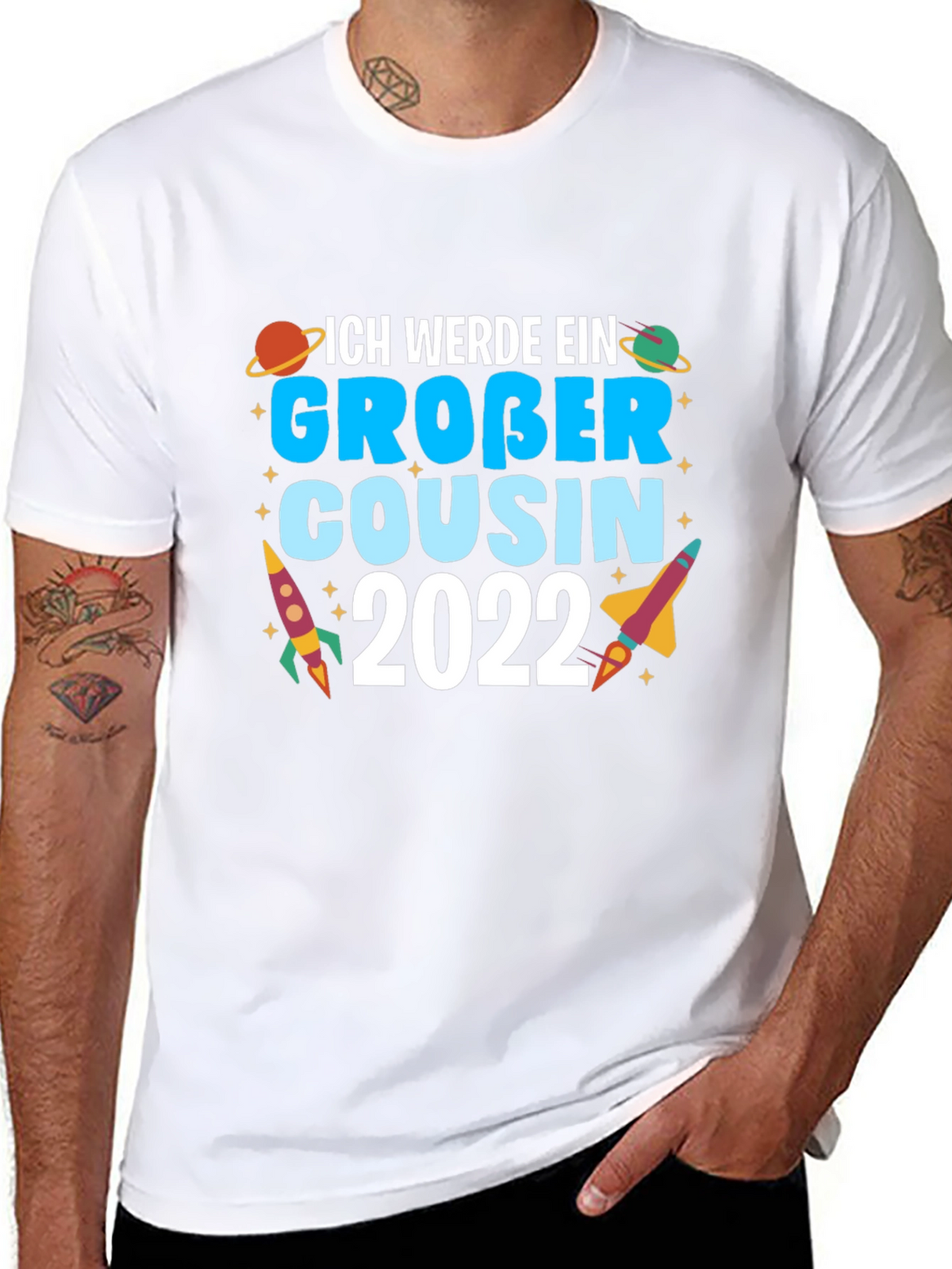 Ich Werde Ein Gro?er Cousin 2022 Black T-Shirt
