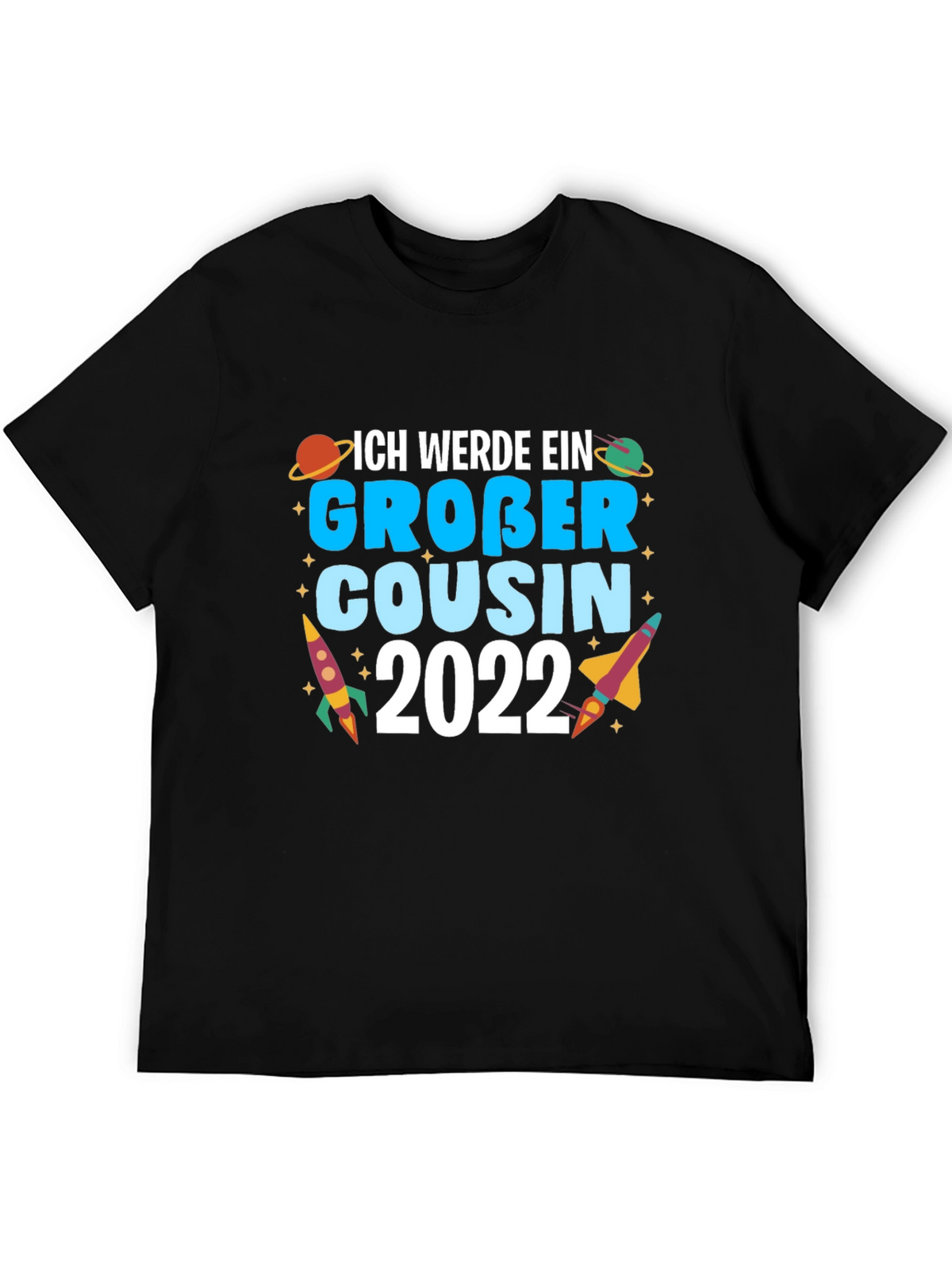 Ich Werde Ein Gro?er Cousin 2022 Black T-Shirt