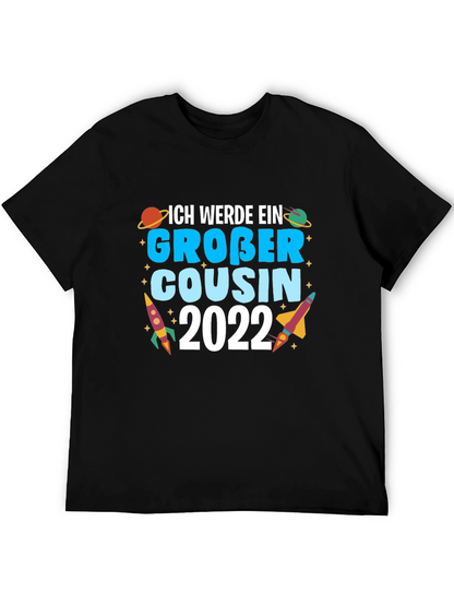 Ich Werde Ein Gro?er Cousin 2022 Black T-Shirt