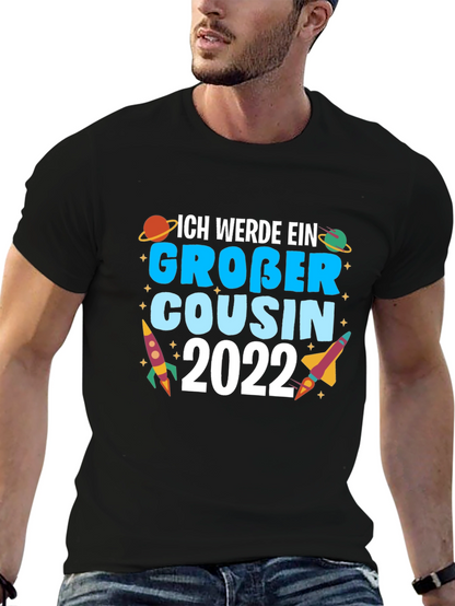 Ich Werde Ein Gro?er Cousin 2022 Black T-Shirt