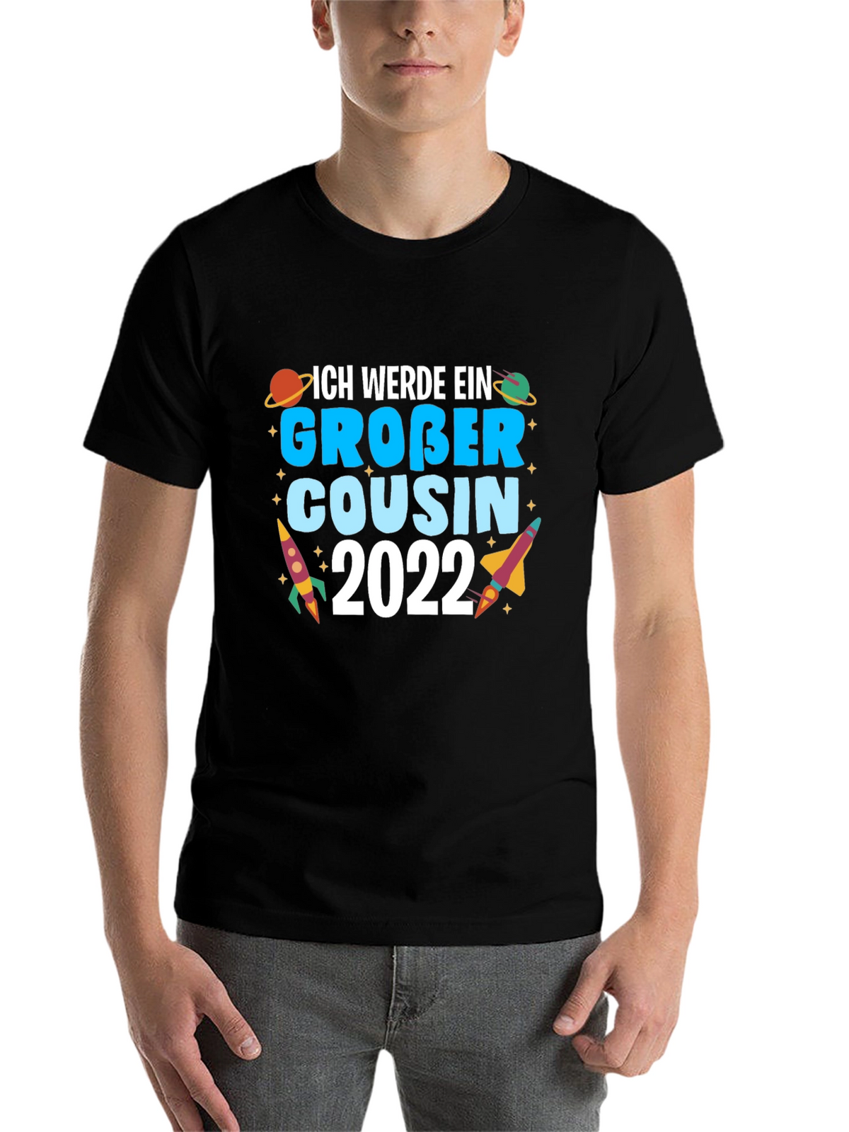 Ich Werde Ein Gro?er Cousin 2022 Black T-Shirt