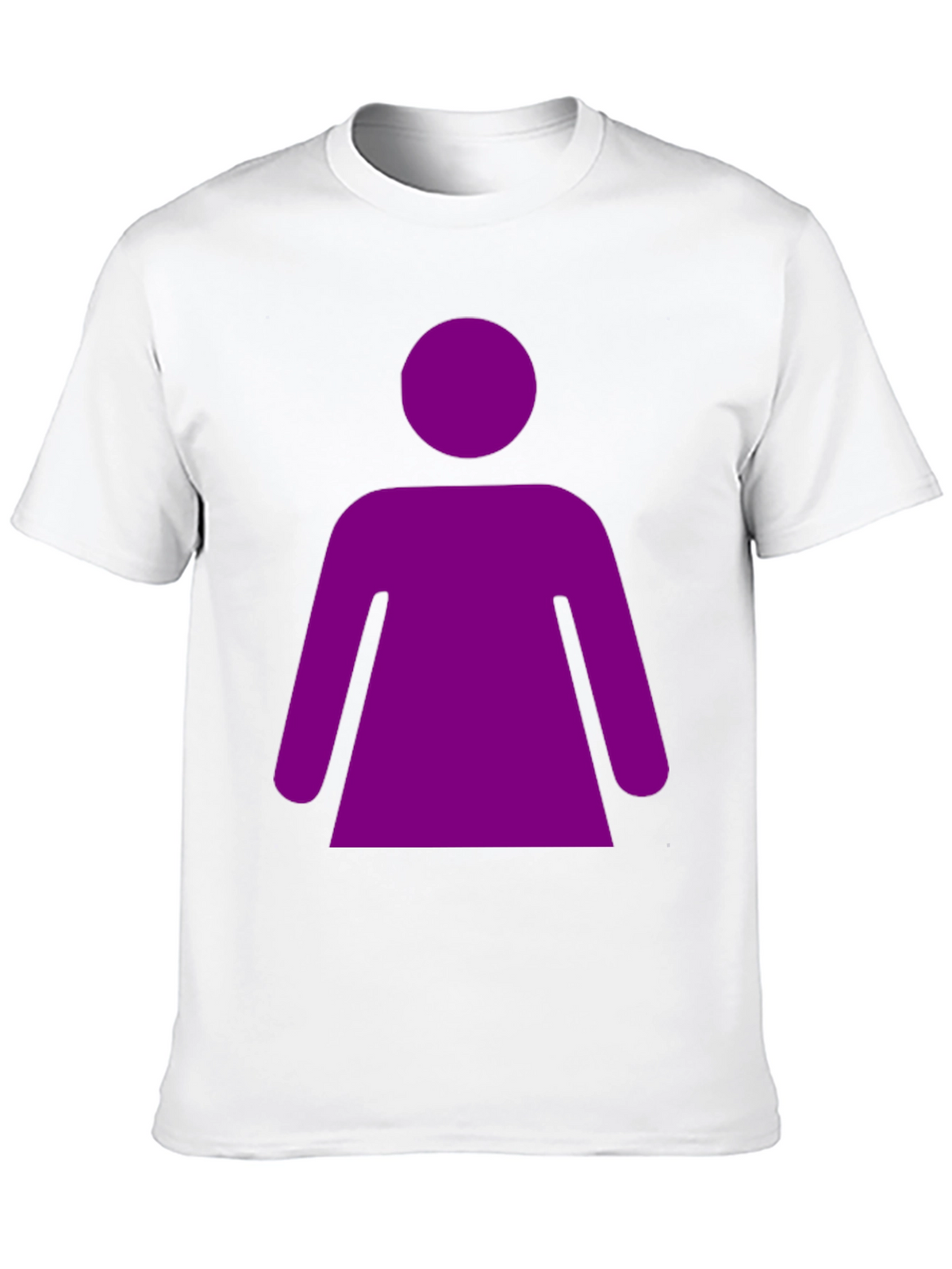 Purple Woman Graphic Tee - Black Unisex T-Shirt