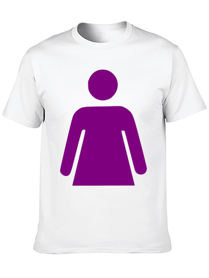 Purple Woman Graphic Tee - Black Unisex T-Shirt